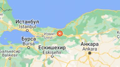 Земетресение с магнитуд 5 бе регистрирано днес в окръг Дюздже