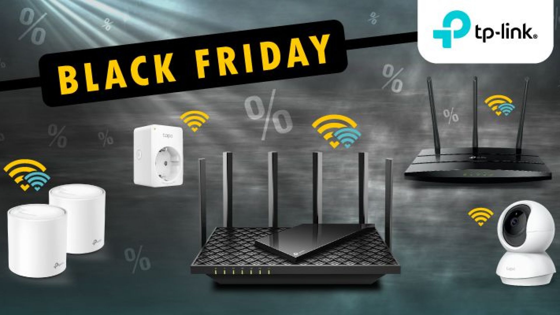 Само за Black Friday - страхотни цени за десетки продукти от TP-Link