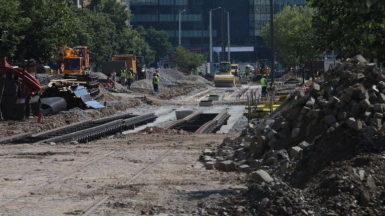 Ремонт в столицата наложи промяна в движението на трамвай №6