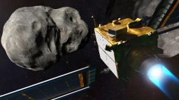 Липсва парче от ударения от НАСА астероид