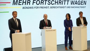 Трите партии които планират да сформират правителство в Германия обявиха