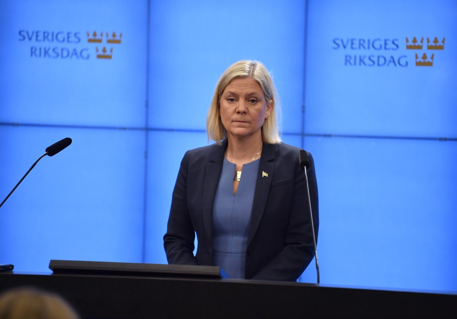 Магдалена Андершон - остана на поста премиер на Швеция за един ден, часове след като беше избрана, тя подаде оставка в парламента 