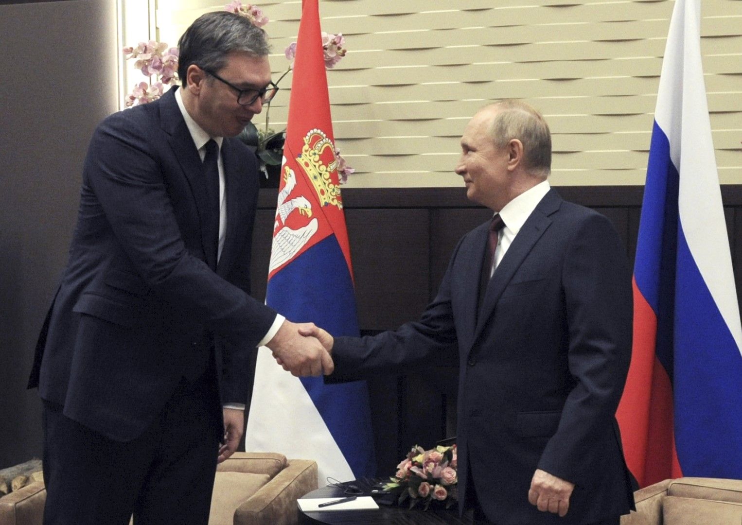 Александър Вучич гостува на Владимир Путин в Сочи