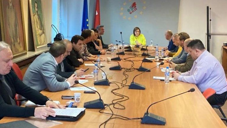 Ръководителите на работните групи от БСП за България, участвали в