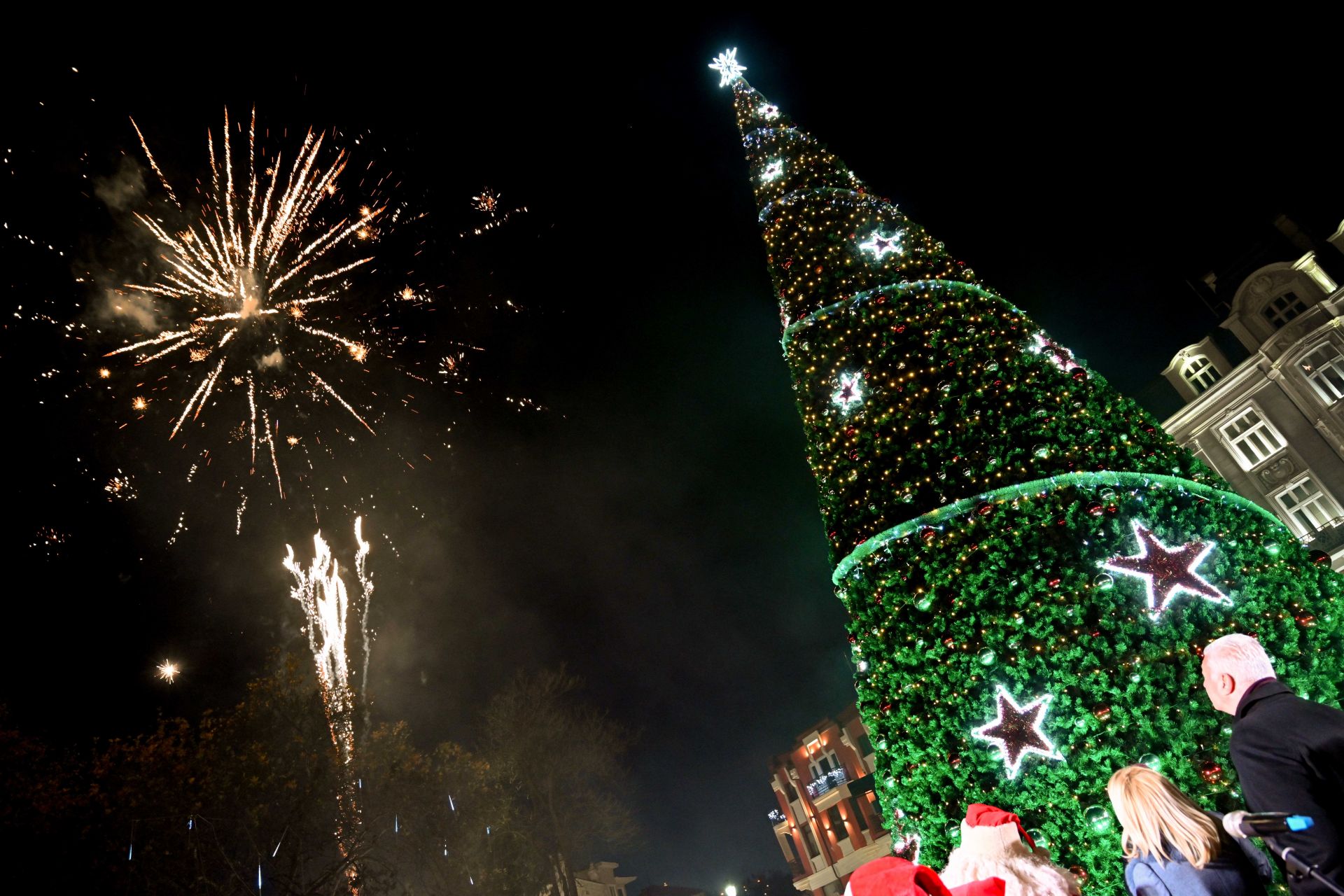 Коледната елха в Пловдив 