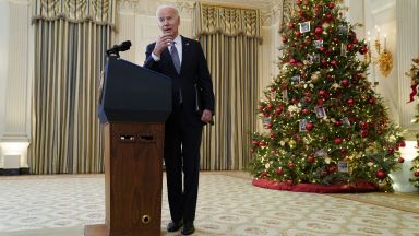 Президентът на САЩ Джо Байдън каза че е хванал настинка