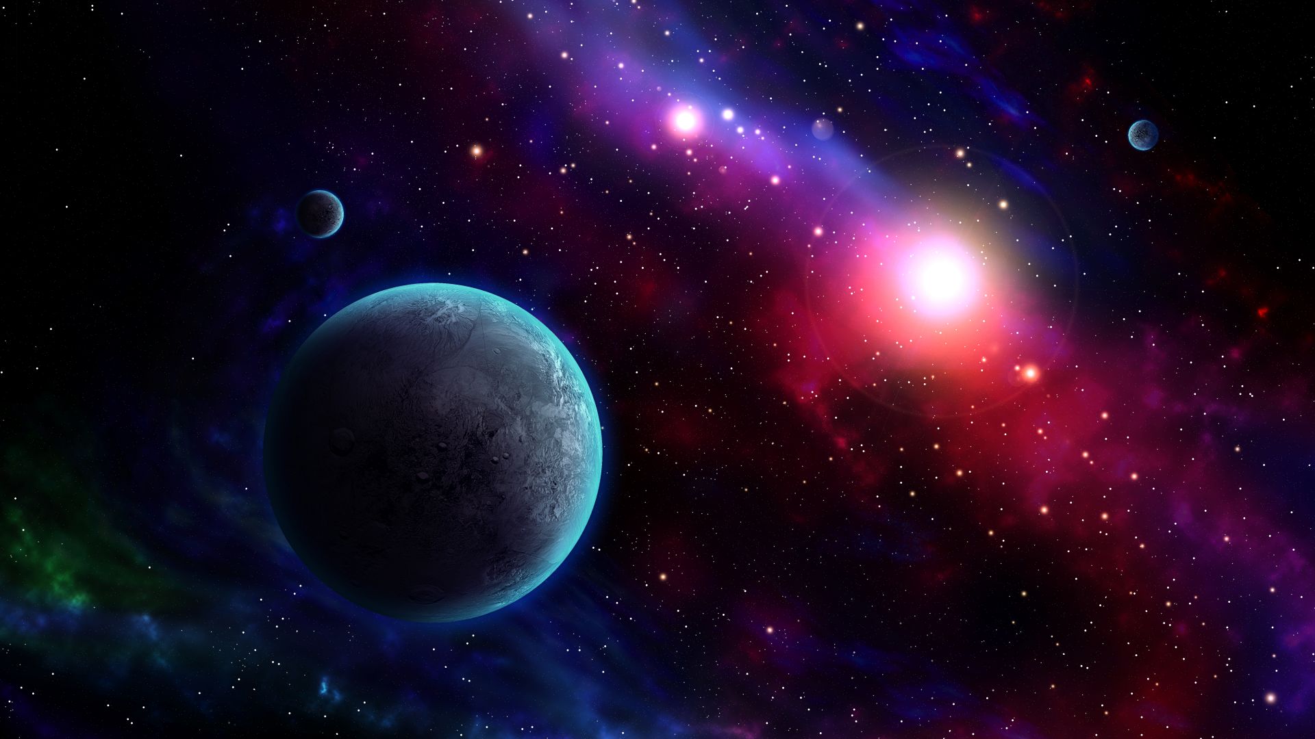Вижте как 4 екзопланети "танцуват" около звездата си (видео)
