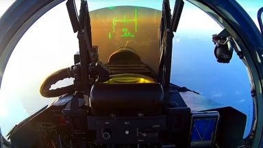 След отдалечаването на чуждестранните военни самолети от границата на Русия