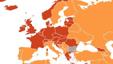 Още държави попаднаха в червената зона за влизане в България