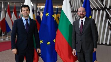 Министър председателят Кирил Петков проведе срещи с председателя на Европейския съвет