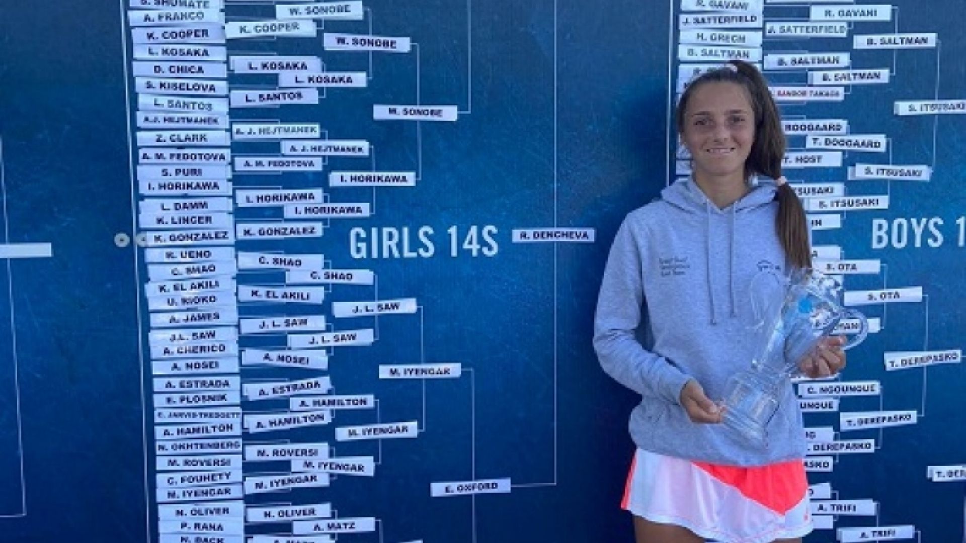 Талантливата Росица Денчева стана трета на престижния турнир "Ориндж Боул"