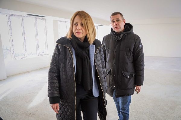 Йорданка Фандъкова на откриването на нова детска градина в кв."Манастирски ливади-изток", в район "Триадица"