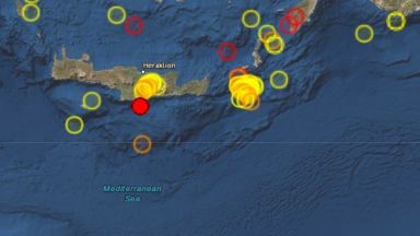 Земетресение с магнитуд 5 6 стана днес на дълбочина от 42 7