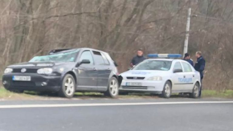 Верижна катастрофа е затапила магистрала Е79 на отбивката за Симитли,