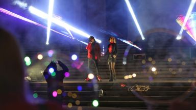 За отбелязване на идващата 2022 г Столична община организира светлинно