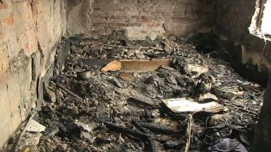 След големия пожар в Русе при който загина мъж а