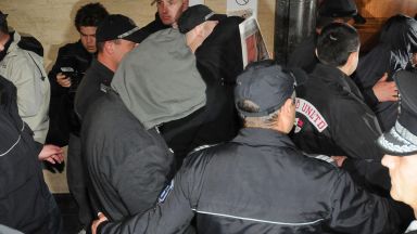 Мъжът бе задържан при акция на полицията срещу кражби на