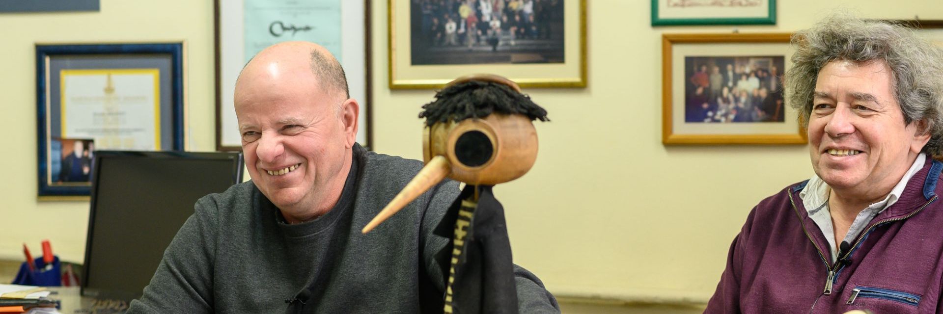 Михаил Вешим и Румен Белчев в "Стършелът бръмчи"