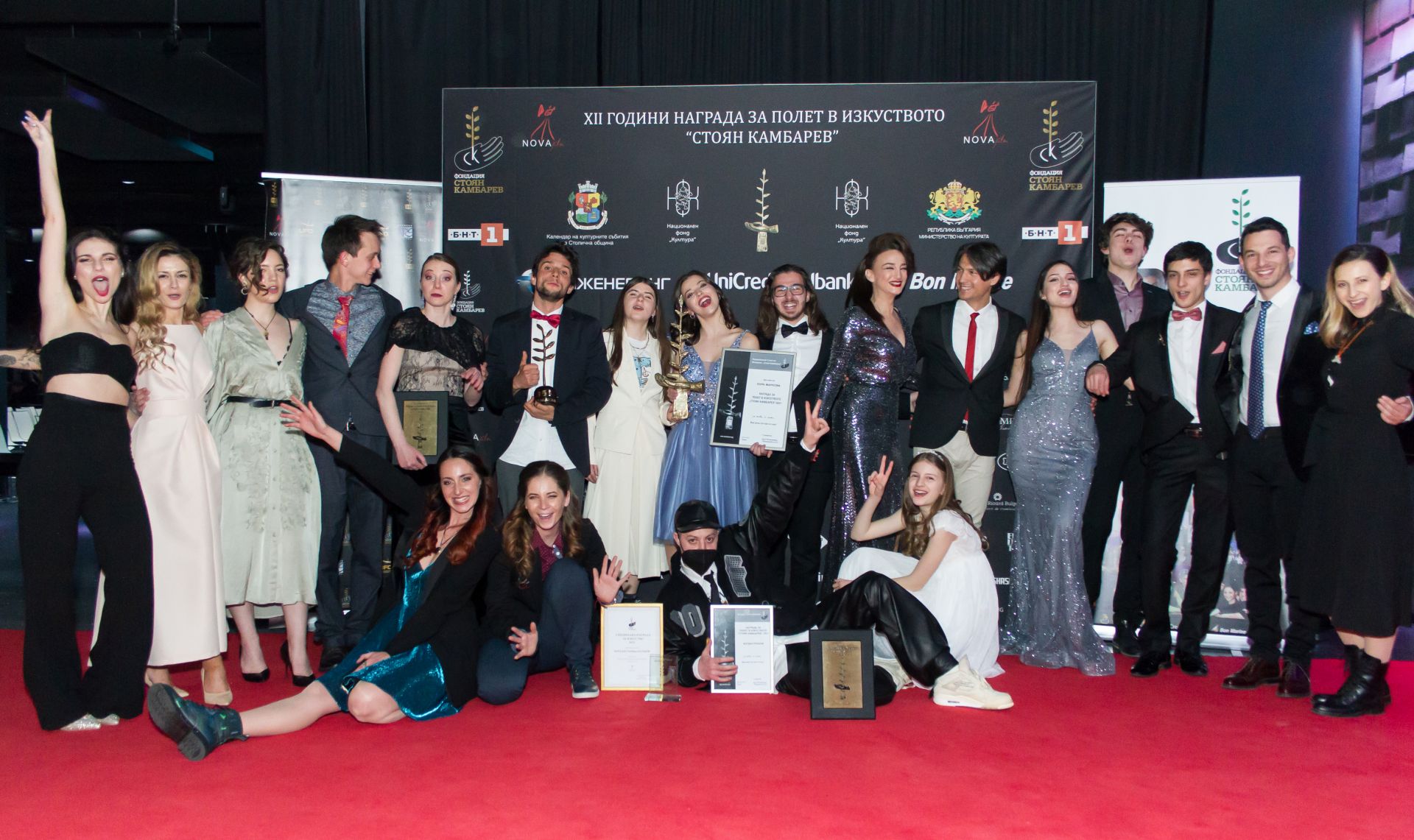 Финалистите на Наградите за Полет в изкуството и Кино 355 за 2021 година на Фондация "Стоян Камбарев" на официалната церемония по награждаването
