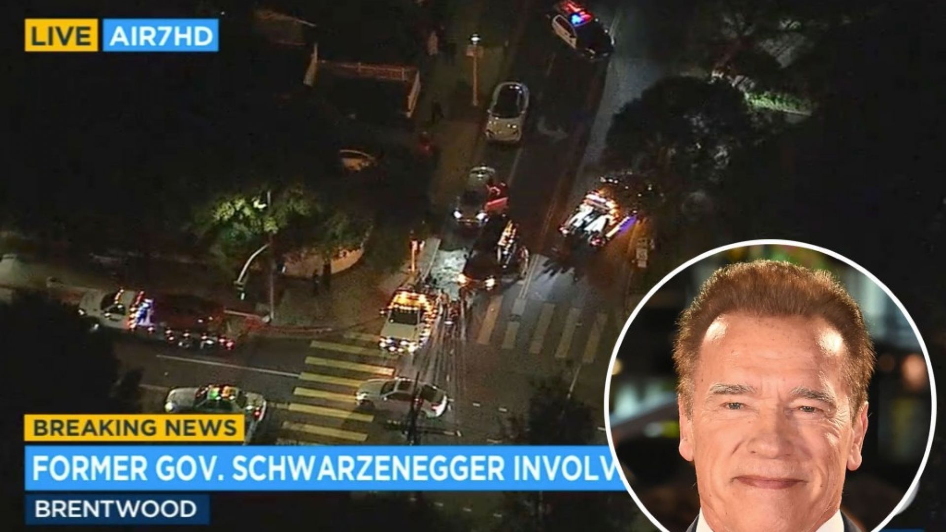 Арнолд Шварценегер катастрофира и рани жена в Лос Анджелис