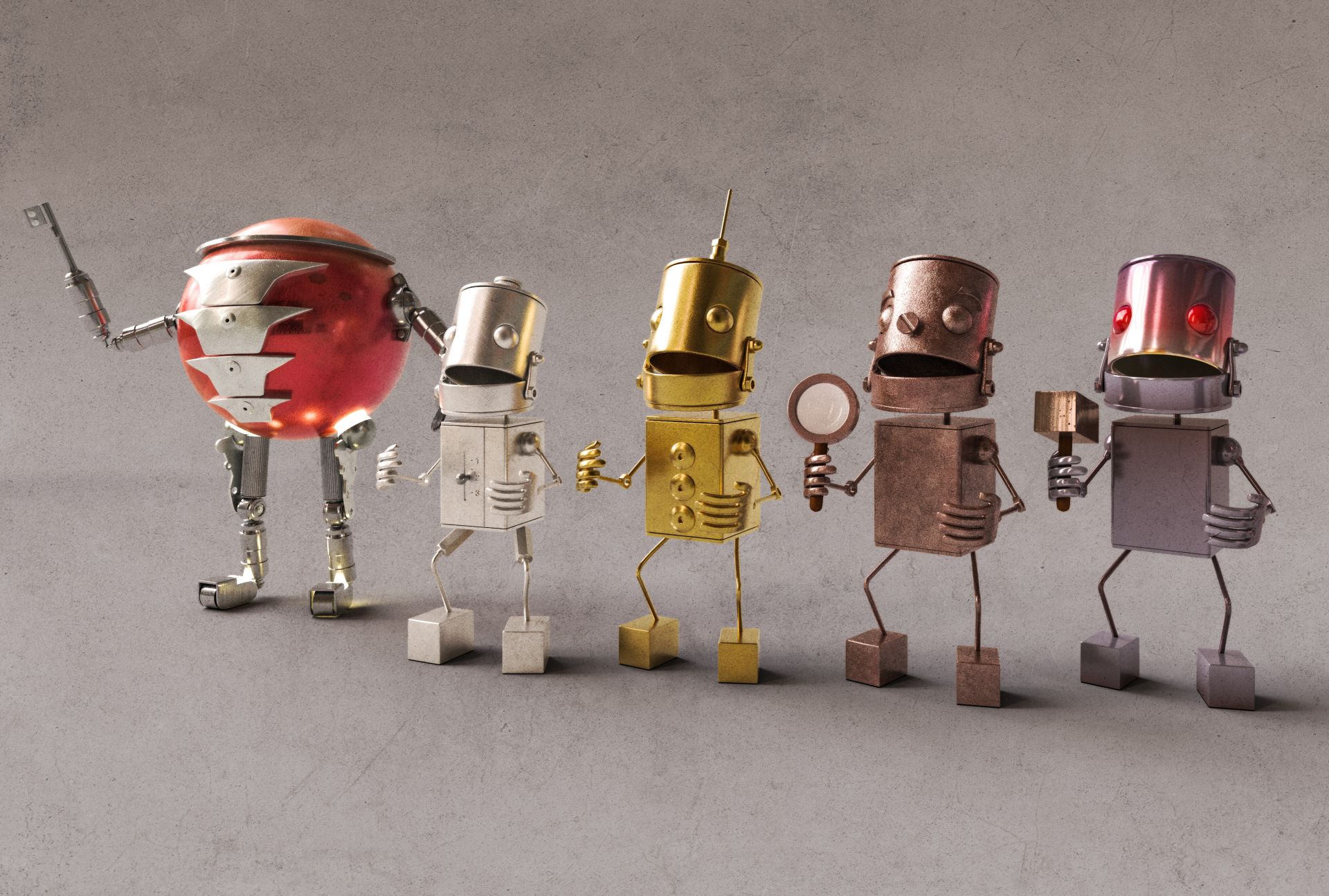 Артимър и неговата банда роботчета от Чудния нов свят
