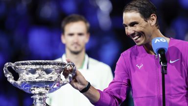 Триумфът на един голям шампион: Рафа Надал и титлата в снимки