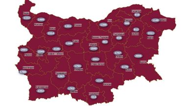 Цяла България е в тъмночервената зона на COVID