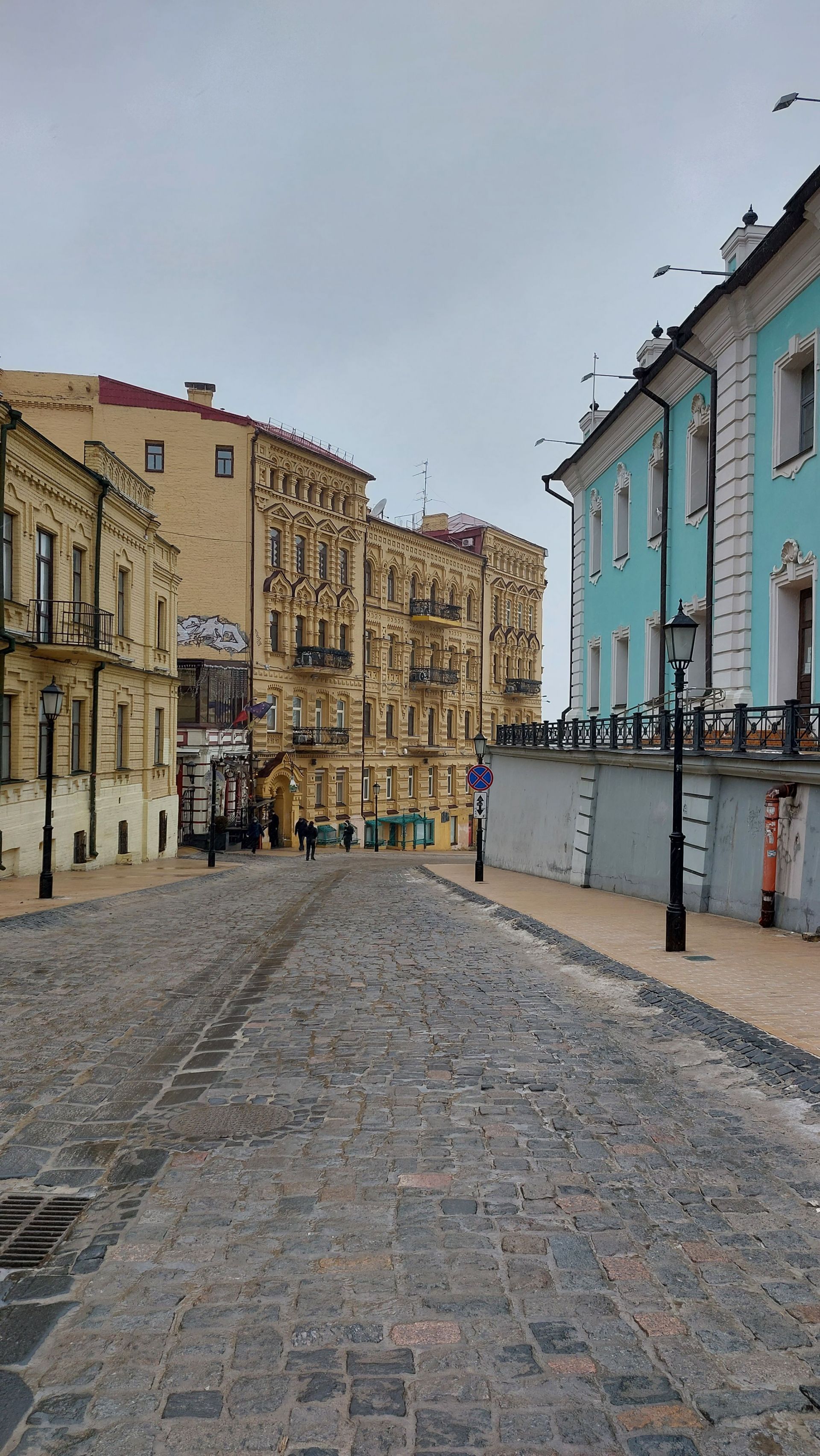 Андреевский спуск в Киев, една от най-старите улици в града 