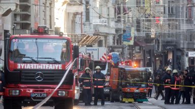 Огромен пожар се разрази днес в университета в град Гиресун