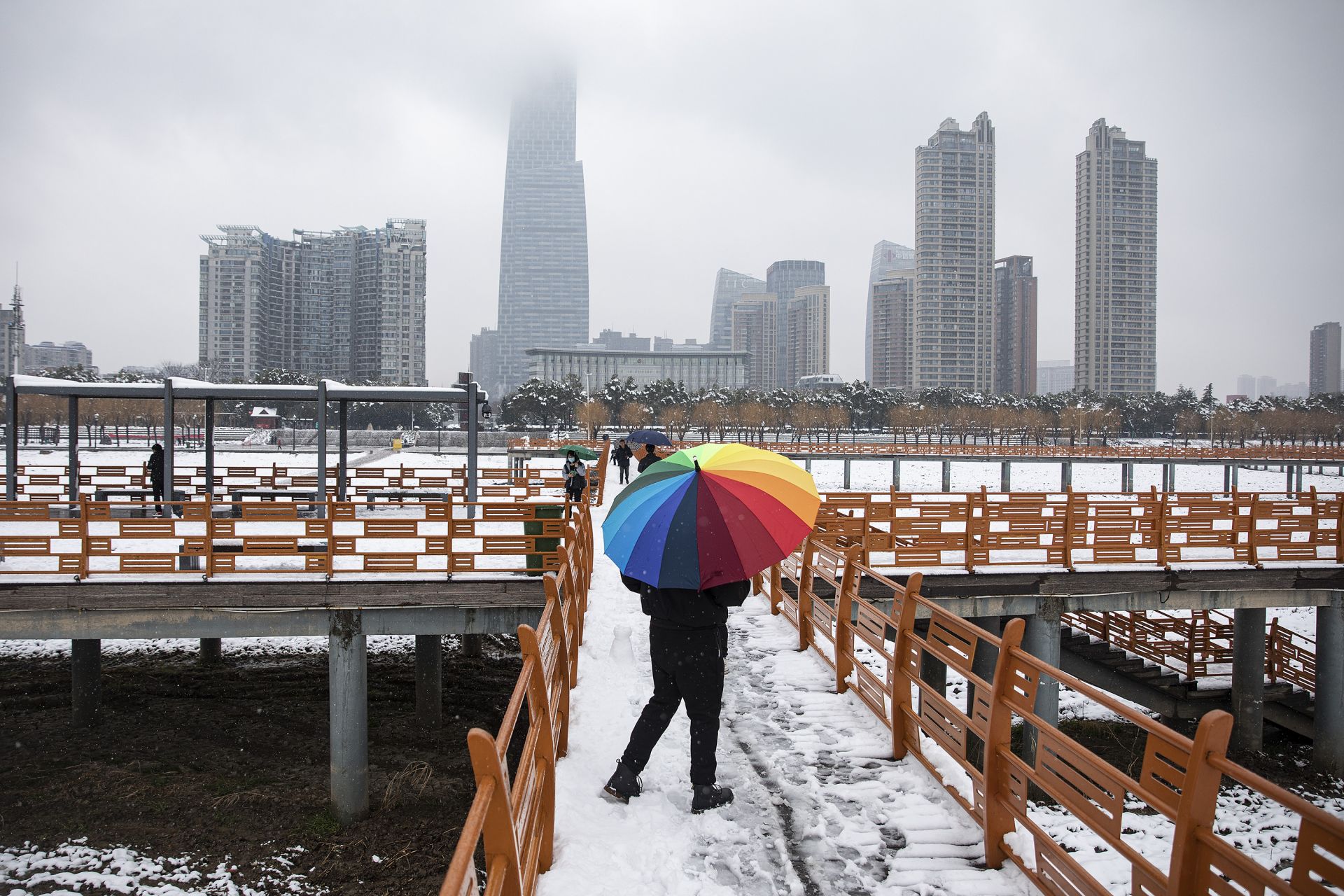 Опасни снегове в Китай