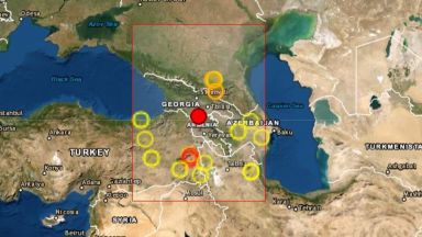 Земетресение с магнитуд 6 2 разтърси Южна Грузия съобщи Центърът за