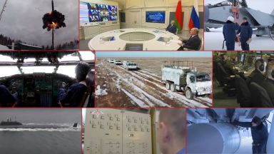  Оръжията на Кремъл в деяние: Путин и Лукашенко упражняваха нуклеарна война (видео) 