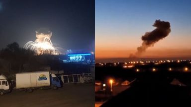 За руски ракетни удари и десантни операции срещу Украйна съобщават