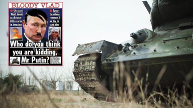 Кървавата война на Путин с подобни заглавия осъмнаха западните