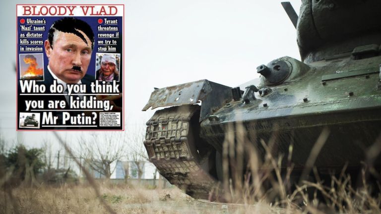 Кървавата война на Путин - с подобни заглавия осъмнаха западните