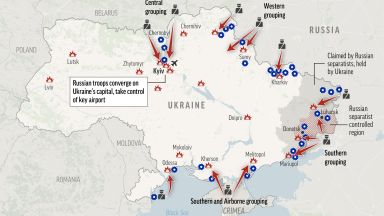 Украинските сили заявиха че са отблъснали атака на руски военни