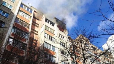 Трети ден продължава руската инвазия в Украйна Поредно попадение в