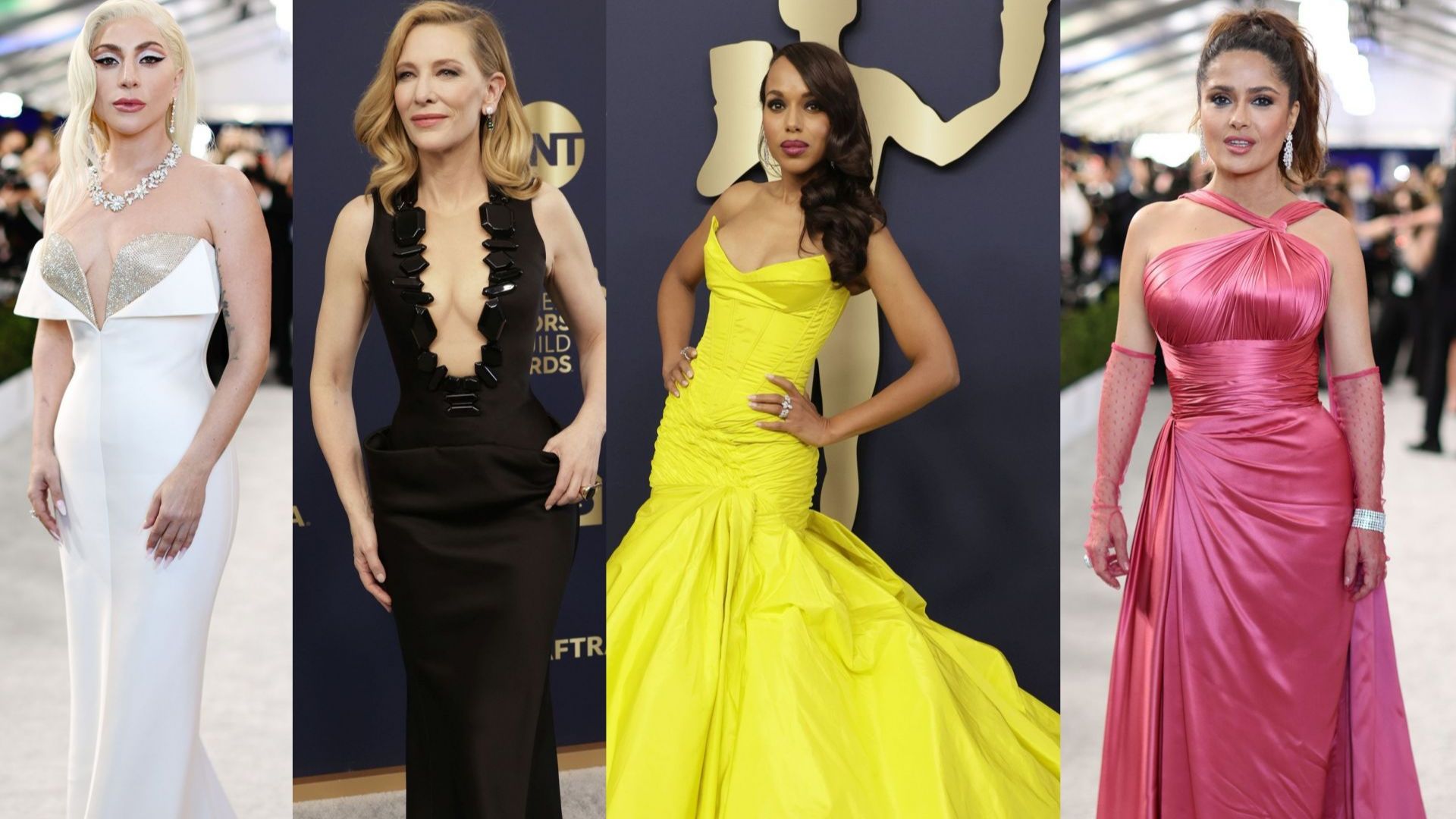 Холивудски диви разкриха прелести в секси рокли по червения килим на SAG awards