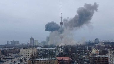 За руска ракетна атака по телевизионната кула в Киев съобщава