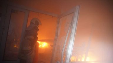 Най-малко 5 убити при ракетния удар по телевизионната кула в Киев (снимки и видео)