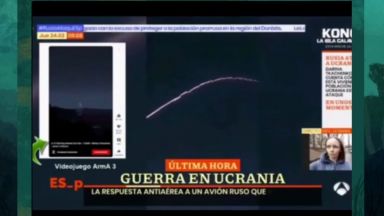 Испанска телевизия показа на зрителите кадри от войната в Украйна