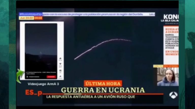 Испанска телевизия показа на зрителите кадри от войната в Украйна,