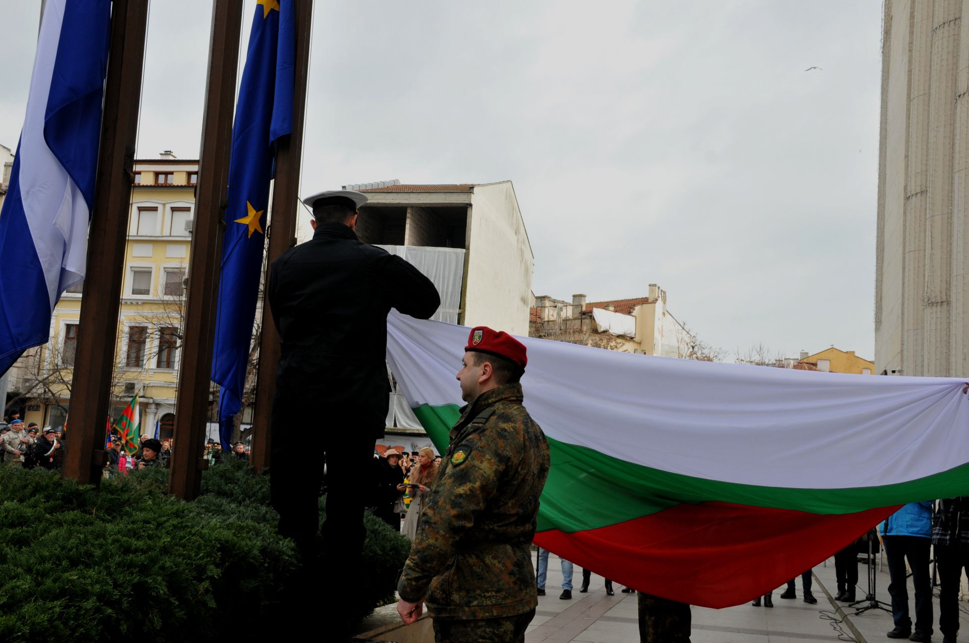 Честването на трети март в Бургас