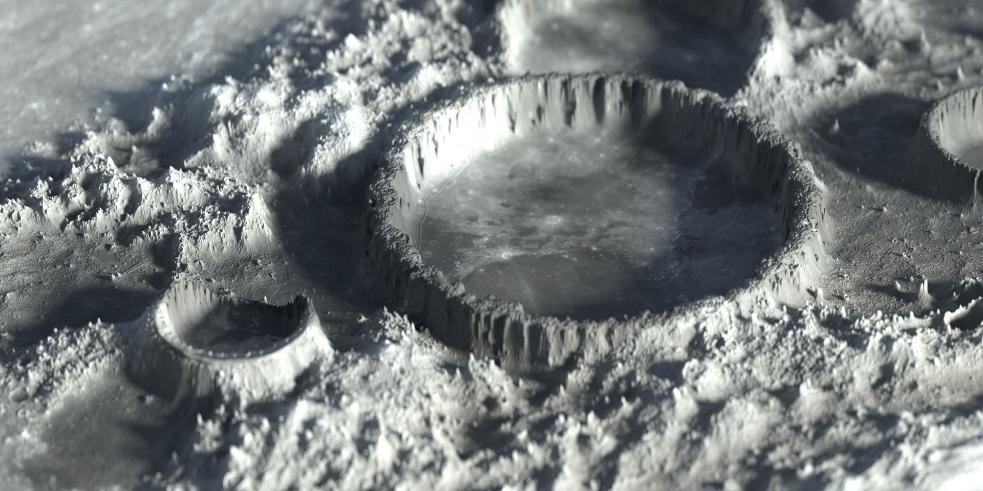 Снимка на повърхността на Луната, илюстративна снимка