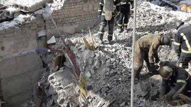 Руските войски разрушиха Оскилския психоневрологичен интернат в района на източния украински град