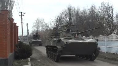 Украински блокпост на изхода на Чернигов не допуска цивилните да