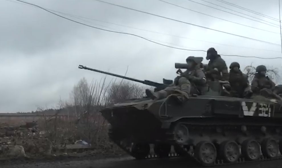 Руски танкове край Киев