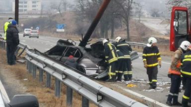 Тежка катастрофа е станала на изхода на Благоевград в посока