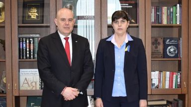 Главният прокурор Иван Гешев и главният прокурор на Европейската прокуратура