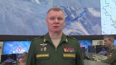 Русия е атакувала тази нощ с ракети Калибър и Кинжал